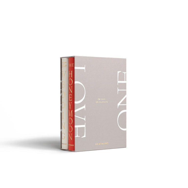 Printworks Wedding Album Set of 2 - One Love
